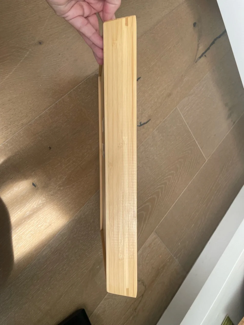 IKEA FRUKTSKAL Bamboo Serving Tray in Light Wood